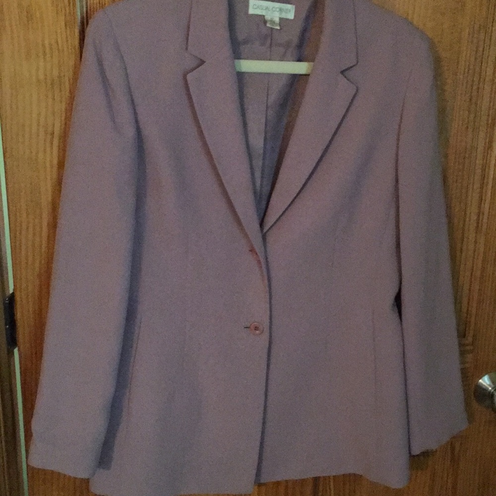 Casual Corner vintage lilac colored blazer